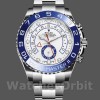 Mens Rolex Yacht‑Master II-116680, 44mm, White Square Dial, Men’s White Replica Watch Image