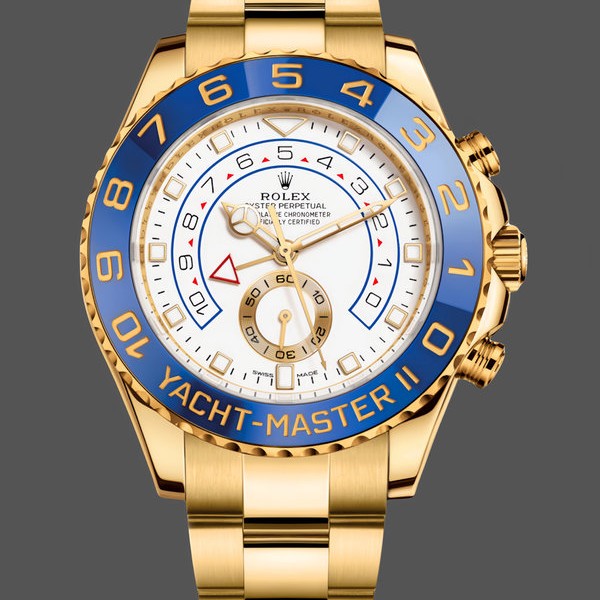 Mens Rolex Yacht-Master II 44mm Mens-116688-White Dial White Replica Image