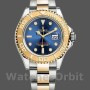 Men's Rolex Yacht-Master 40mm Men's-16623-Steel & Yellow Gold-Blue Dial Blue