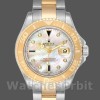 Mens Rolex Yacht-Master 40mm Mens-16623-Steel & Yellow Gold-MOP White Dial MOP Replica Image