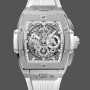 Men's Hublot Spirit of Big Bang Titanium with White Diamonds 42MM  642.NE.2010.RW Skeleton Dial