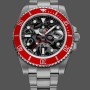 Men's Rolex Submariner DIW Persimmon Orange Edition 116610LN Red Ceramic Bezel Black