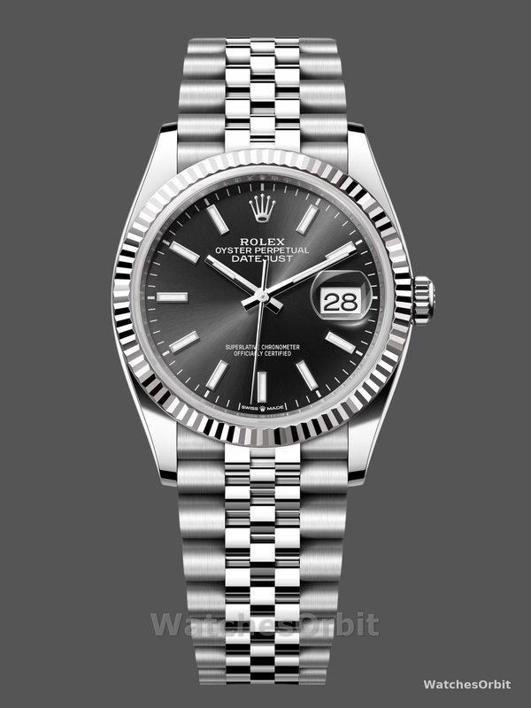 Rolex Datejust 36 fluted steel 126234 replica
