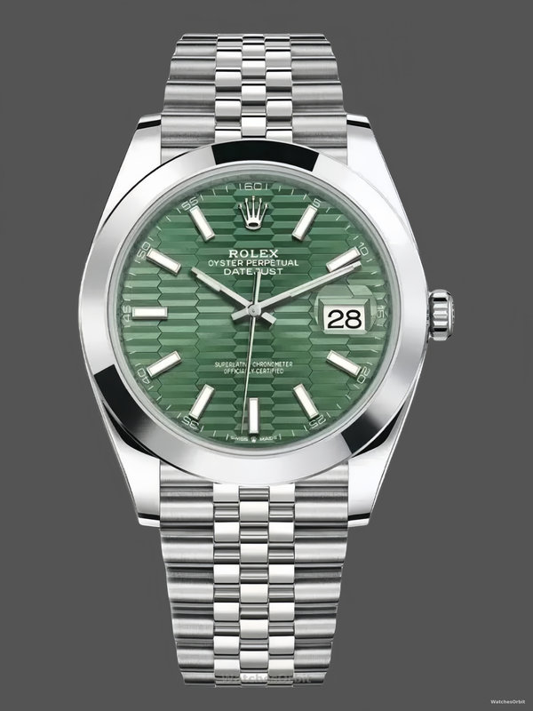 Rolex Datejust 41 smooth steel 126300 replica