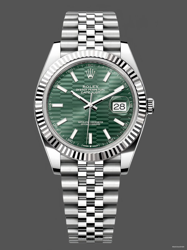 Rolex Datejust 41 fluted steel 126334 replica